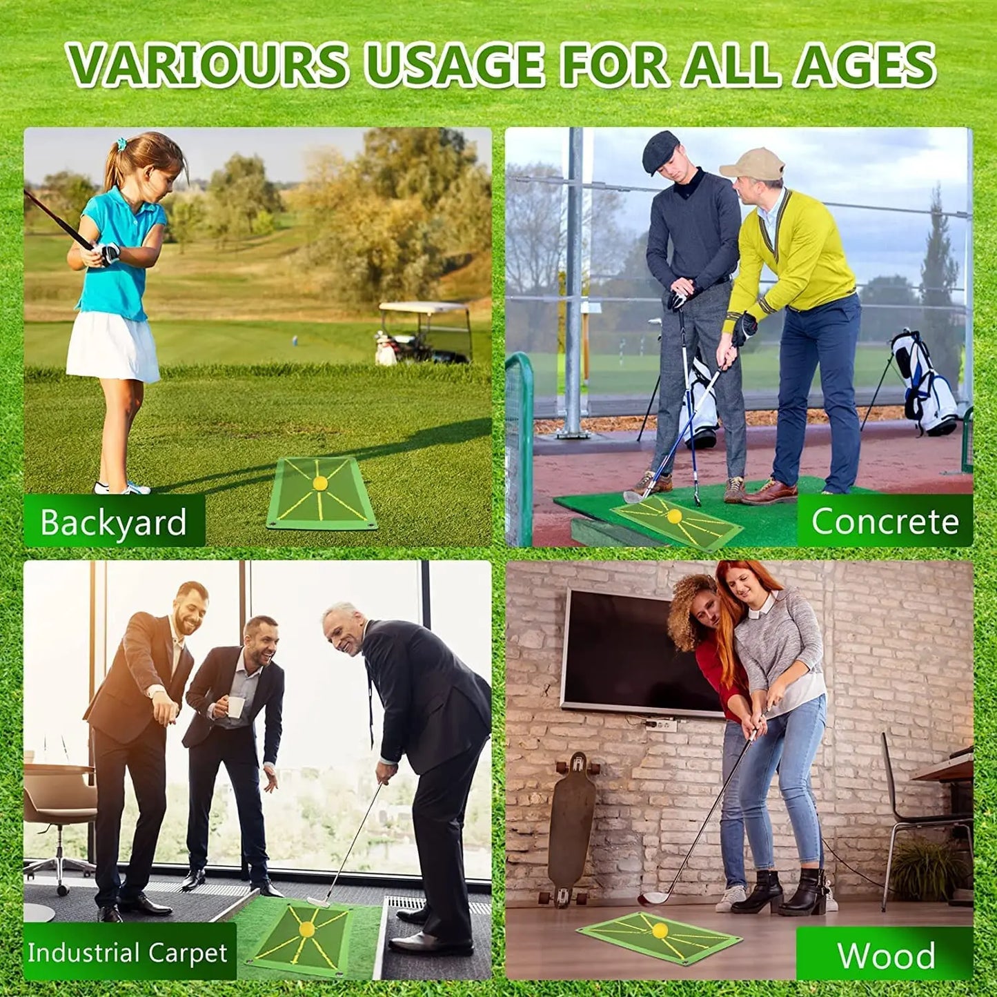 Golf Precision Pro Swing Mat